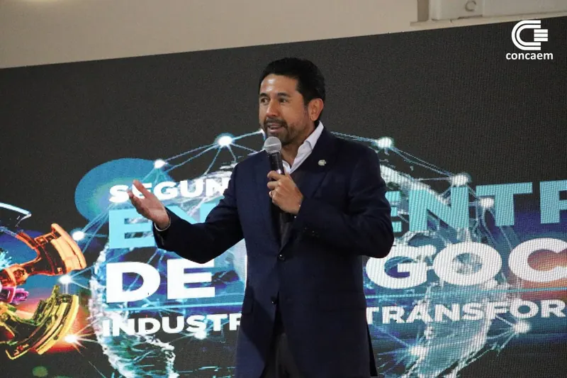 Mauricio Massud, presidente de CONCAEM, habla en el Segundo Encuentro de Negocios